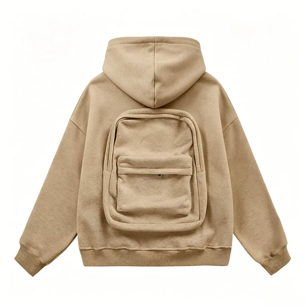 Bluza z plecakiem MOVEPACK — Beżowy