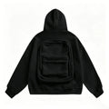 Bluza z plecakiem MOVEPACK — Czarny