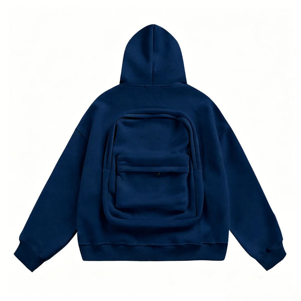 Bluza z plecakiem MOVEPACK — Granatowy