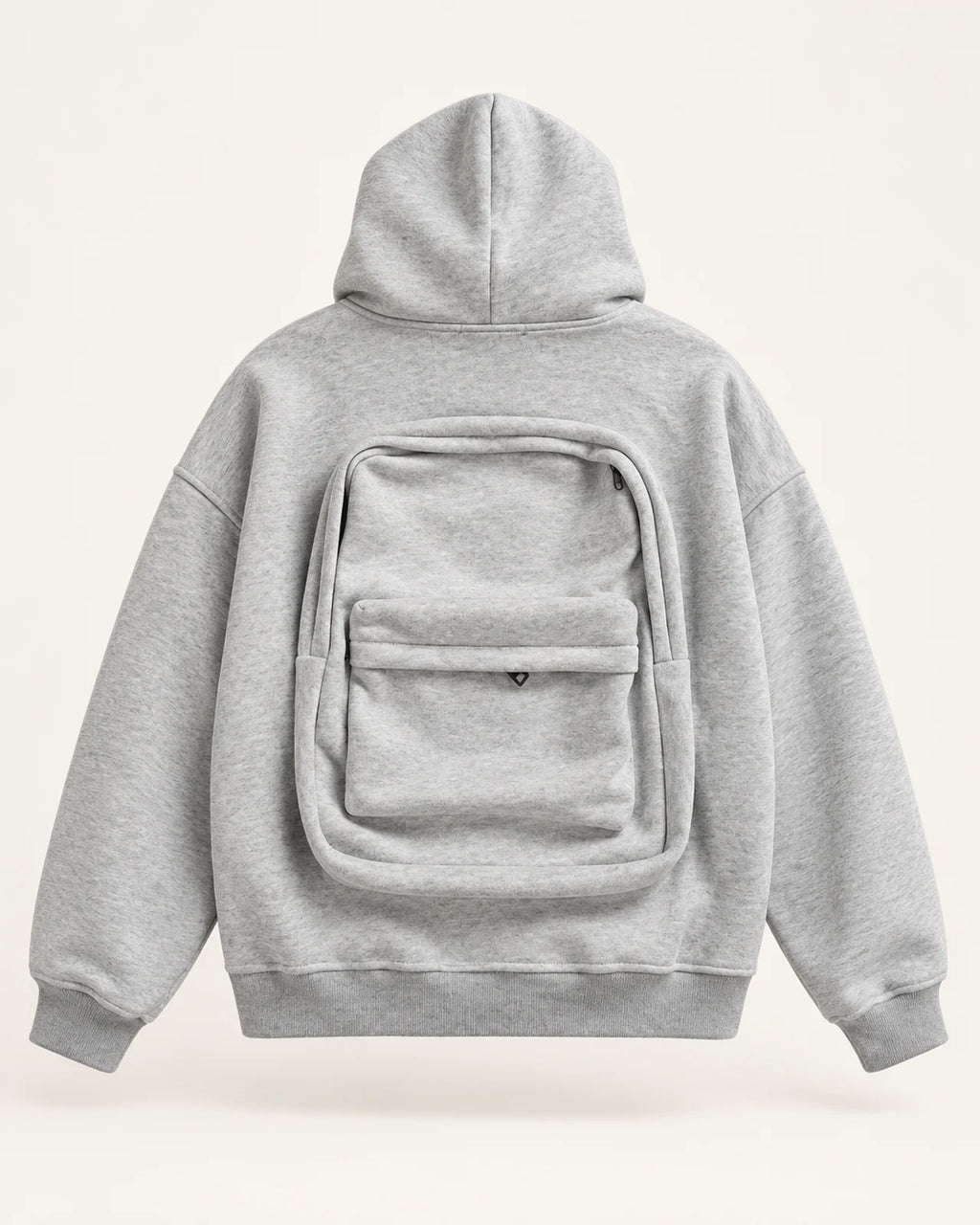 Bluza z plecakiem MOVEPACK — Szary — plecak na plecach